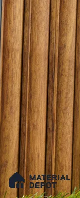 Brown Wooden Louver PN 03494 8 ft x 1.2 inch Charcoal Panel - 20 mm | Suitable for Feature Wall, TV Unit & Living Room | Width is Subjected to 5% Variation
