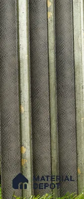 Multi Colour Metallic Louver PN 03495 8 ft x 1.2 inch Charcoal Panel - 20 mm | Suitable for Feature Wall, TV Unit & Living Room | Width is Subjected to 5% Variation