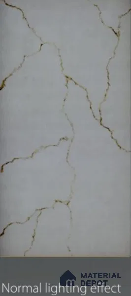 White Marble Look Alabaster Sheet/Panel 8 ft x 4 ft - 5 mm | PN 03050 | Suitable for Pooja Room, Feature Wall, Foyer, Ceiling & Reception | Width is Subjected to 5% Variation