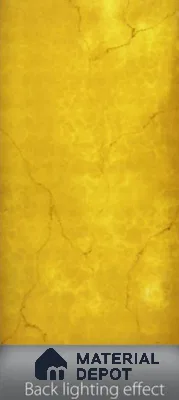 Gold Marble Look Alabaster Sheet/Panel 8 ft x 4 ft - 5 mm | PN 03053 | Suitable for Pooja Room, Feature Wall, Foyer, Ceiling & Reception | Width is Subjected to 5% Variation