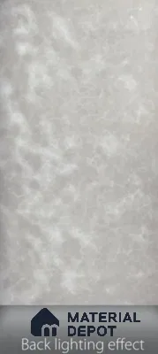 Grey Marble Look Alabaster Sheet/Panel 8 ft x 4 ft - 5 mm | PN 03052 | Suitable for Pooja Room, Feature Wall, Foyer, Ceiling & Reception | Width is Subjected to 5% Variation