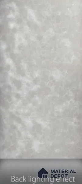 Grey Marble Look Alabaster Sheet/Panel 8 ft x 4 ft - 5 mm | PN 03052 | Suitable for Pooja Room, Feature Wall, Foyer, Ceiling & Reception | Width is Subjected to 5% Variation