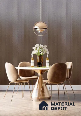 Brown Patterned Look Charcoal Decorative Wall Panel PN 03828 8 ft x 2 ft - 4 mm | Suitable for Feature Wall, TV Unit & Living Room | Width is Subjected to 5% Variation