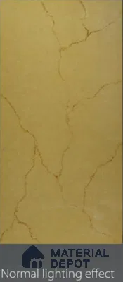 Gold Marble Look Alabaster Sheet/Panel 8 ft x 4 ft - 6 mm | PN 03057 | Suitable for Pooja Room, Feature Wall, Foyer, Ceiling & Reception | Width is Subjected to 5% Variation