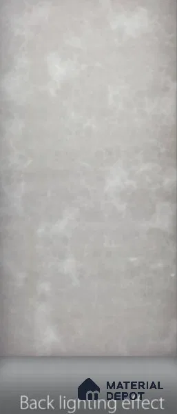 Grey Marble Look Alabaster Sheet/Panel 8 ft x 4 ft - 6 mm | PN 03055 | Suitable for Pooja Room, Feature Wall, Foyer, Ceiling & Reception | Width is Subjected to 5% Variation