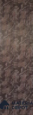 Brown Patterned Look Charcoal Decorative Wall Panel 8 ft x 2 ft 4 mm | Ideal For Feature Wall, Living Room, Bedroom, Home, Office | PN 03835 | Width is Subjected to 5% Variation