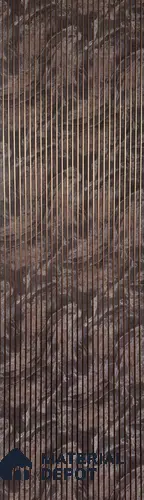 Brown Patterned Look Charcoal Decorative Wall Panel 8 ft x 2 ft 4 mm | Ideal For Feature Wall, Living Room, Bedroom, Home, Office | PN 03835 | Width is Subjected to 5% Variation