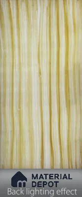 Multi Colour Patterned Look Alabaster Sheet/Panel 8 ft x 4 ft - 6 mm | PN 03062 | Suitable for Pooja Room, Feature Wall, Foyer, Ceiling & Reception | Width is Subjected to 5% Variation