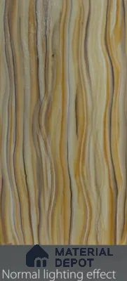 Multi Colour Patterned Look Alabaster Sheet/Panel 8 ft x 4 ft - 6 mm | PN 03063 | Suitable for Pooja Room, Feature Wall, Foyer, Ceiling & Reception | Width is Subjected to 5% Variation