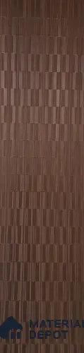 Brown Geometric Look Charcoal Decorative Wall Panel PN 05652 8 ft x 2 ft - 4 mm | Suitable for Feature Wall, TV Unit & Living Room | Width is Subjected to 5% Variation