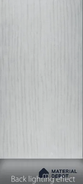 Grey Patterned Look Alabaster Sheet/Panel 8 ft x 4 ft - 6 mm | PN 03066 | Suitable for Pooja Room, Feature Wall, Foyer, Ceiling & Reception | Width is Subjected to 5% Variation