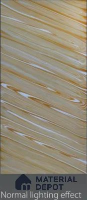 Multi Colour Patterned Look Alabaster Sheet/Panel 8 ft x 4 ft - 6 mm | PN 03067 | Suitable for Pooja Room, Feature Wall, Foyer, Ceiling & Reception | Width is Subjected to 5% Variation