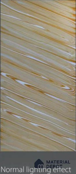 Multi Colour Patterned Look Alabaster Sheet/Panel 8 ft x 4 ft - 6 mm | PN 03067 | Suitable for Pooja Room, Feature Wall, Foyer, Ceiling & Reception | Width is Subjected to 5% Variation