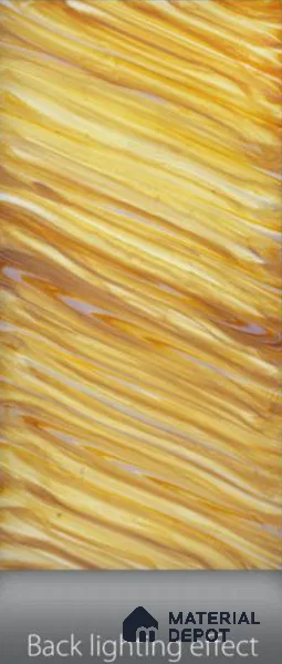 Multi Colour Patterned Look Alabaster Sheet/Panel 8 ft x 4 ft - 6 mm | PN 03067 | Suitable for Pooja Room, Feature Wall, Foyer, Ceiling & Reception | Width is Subjected to 5% Variation
