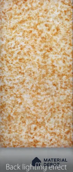 Multi Colour Stone Look Alabaster Sheet/Panel 8 ft x 4 ft - 6 mm | PN 03094 | Suitable for Pooja Room, Feature Wall, Foyer, Ceiling & Reception | Width is Subjected to 5% Variation