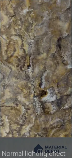 Multi Colour Marble Look Alabaster Sheet/Panel 8 ft x 4 ft - 6 mm | PN 03073 | Suitable for Pooja Room, Feature Wall, Foyer, Ceiling & Reception | Width is Subjected to 5% Variation