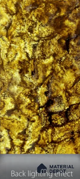 Multi Colour Marble Look Alabaster Sheet/Panel 8 ft x 4 ft - 6 mm | PN 03073 | Suitable for Pooja Room, Feature Wall, Foyer, Ceiling & Reception | Width is Subjected to 5% Variation