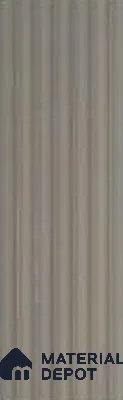 Grey Plain Colour Louver PN 00623 8 ft x 4 inch Charcoal Panel - 11 mm | Suitable for Feature Wall, TV Unit & Living Room | Width is Subjected to 5% Variation