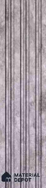 Purple Stone Louver PN 00660 8 ft x 4.8 inch Charcoal Panel - 11 mm | Suitable for Feature Wall, TV Unit & Living Room | Width is Subjected to 5% Variation