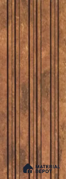 Brown Stone Louver PN 03367 8 ft x 4.8 inch Charcoal Panel - 11 mm | Suitable for Feature Wall, TV Unit & Living Room | Width is Subjected to 5% Variation