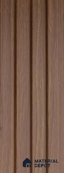 PN 00695 Luxxouvers Series Charcoal Louver/Panel | 8 ft x 3.7 inch - 11 mm