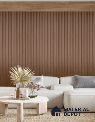 PN 00695 Luxxouvers Series Charcoal Louver/Panel | 8 ft x 3.7 inch - 11 mm