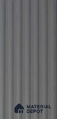 Grey Plain Colour Louver PN 00622 8 ft x 4.9 inch Charcoal Panel - 11 mm | Suitable for Feature Wall, TV Unit & Living Room | Width is Subjected to 5% Variation