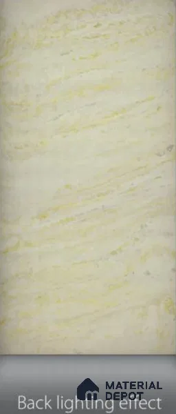 Multi Colour Marble Look Alabaster Sheet/Panel 8 ft x 4 ft - 6 mm | PN 03080 | Suitable for Pooja Room, Feature Wall, Foyer, Ceiling & Reception | Width is Subjected to 5% Variation