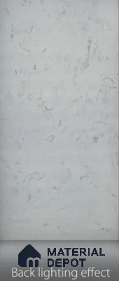 Grey Marble Look Alabaster Sheet/Panel 8 ft x 4 ft - 6 mm | PN 03082 | Suitable for Pooja Room, Feature Wall, Foyer, Ceiling & Reception | Width is Subjected to 5% Variation