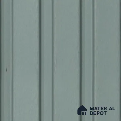 Grey Plain Colour Louver PN 03395 9.5 ft x 4.8 inch Charcoal Panel - 11 mm | Suitable for Feature Wall, TV Unit & Living Room | Width is Subjected to 5% Variation