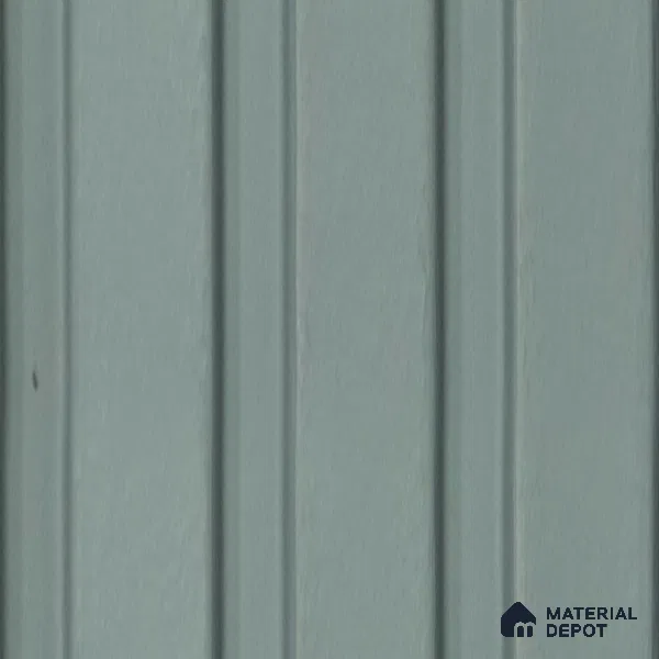 Grey Plain Colour Louver PN 03395 9.5 ft x 4.8 inch Charcoal Panel - 11 mm | Suitable for Feature Wall, TV Unit & Living Room | Width is Subjected to 5% Variation