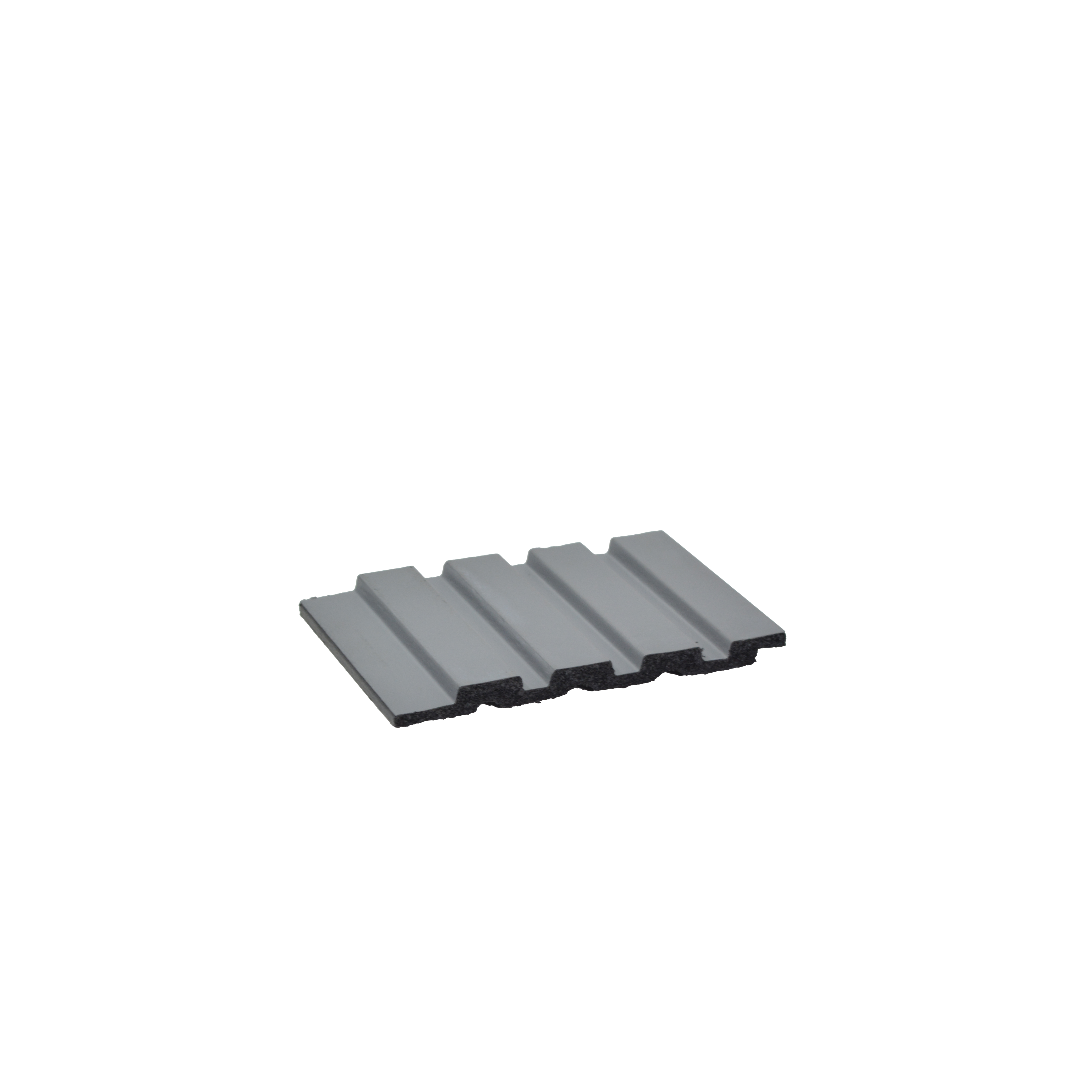 Grey Plain Colour Louver PN 03395 9.5 ft x 4.8 inch Charcoal Panel - 11 mm | Suitable for Feature Wall, TV Unit & Living Room | Width is Subjected to 5% Variation