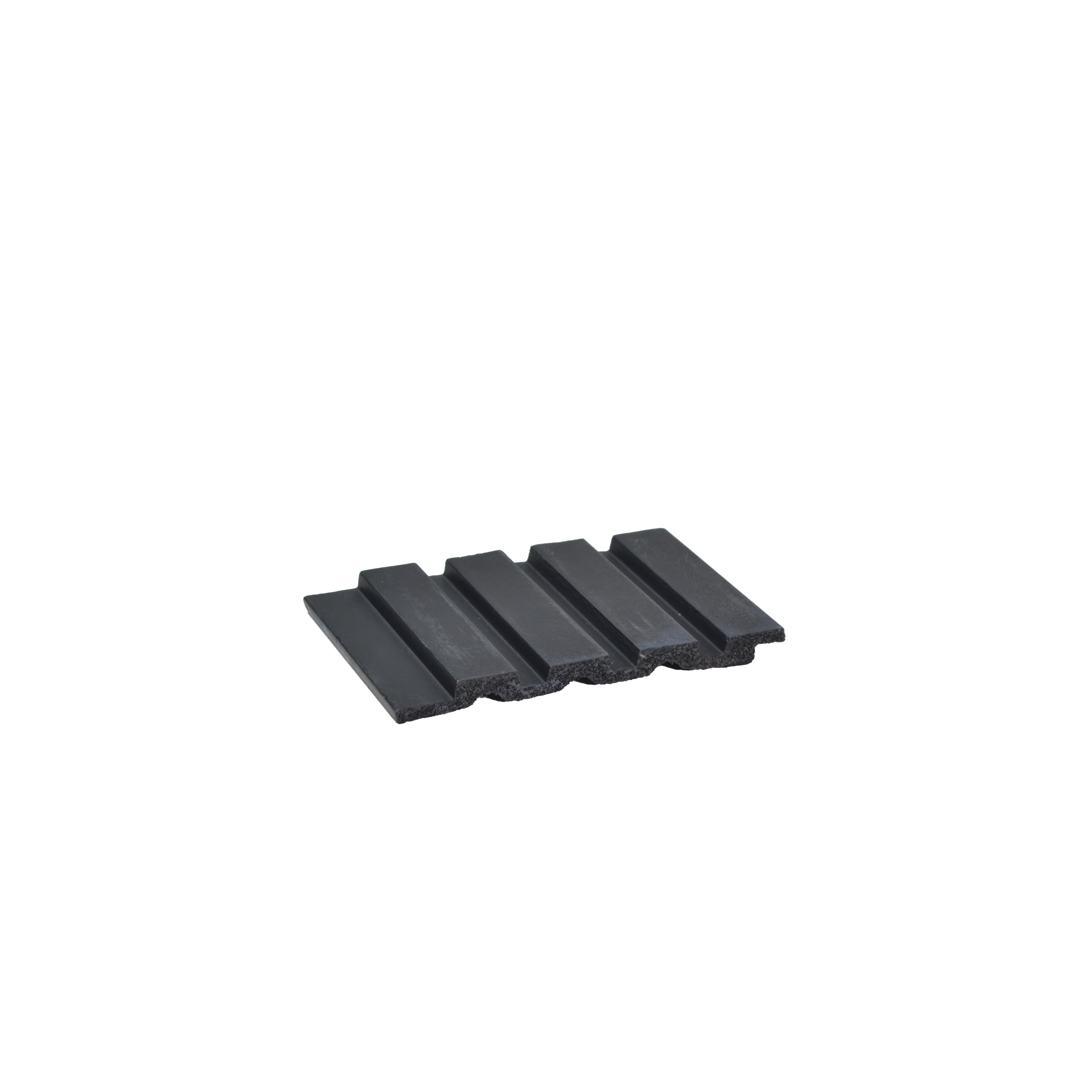 Black Stone Louver PN 03396 9.5 ft x 4.8 inch Charcoal Panel - 11 mm | Suitable for Feature Wall, TV Unit & Living Room | Width is Subjected to 5% Variation