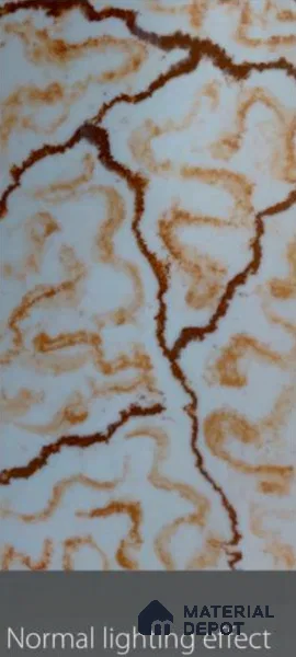 Multi Colour Marble Look Alabaster Sheet/Panel 8 ft x 4 ft - 6 mm | PN 03077 | Suitable for Pooja Room, Feature Wall, Foyer, Ceiling & Reception | Width is Subjected to 5% Variation