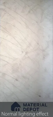 White Marble Look Alabaster Sheet/Panel 8 ft x 4 ft - 6 mm | PN 03090 | Suitable for Pooja Room, Feature Wall, Foyer, Ceiling & Reception | Width is Subjected to 5% Variation