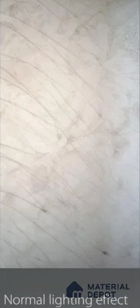 White Marble Look Alabaster Sheet/Panel 8 ft x 4 ft - 6 mm | PN 03090 | Suitable for Pooja Room, Feature Wall, Foyer, Ceiling & Reception | Width is Subjected to 5% Variation