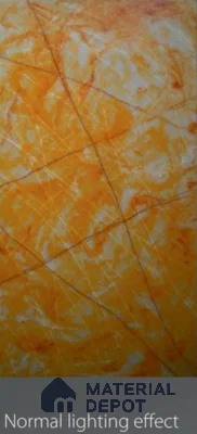 Multi Colour Marble Look Alabaster Sheet/Panel 8 ft x 4 ft - 6 mm | PN 03092 | Suitable for Pooja Room, Feature Wall, Foyer, Ceiling & Reception | Width is Subjected to 5% Variation