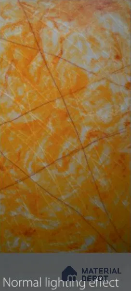 Multi Colour Marble Look Alabaster Sheet/Panel 8 ft x 4 ft - 6 mm | PN 03092 | Suitable for Pooja Room, Feature Wall, Foyer, Ceiling & Reception | Width is Subjected to 5% Variation