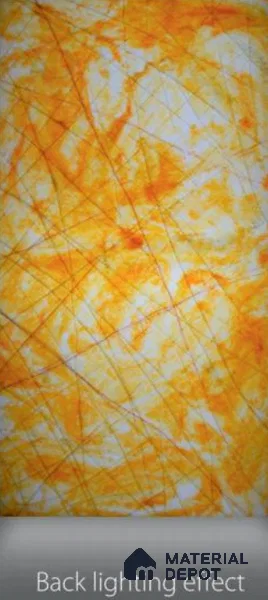 Multi Colour Marble Look Alabaster Sheet/Panel 8 ft x 4 ft - 6 mm | PN 03092 | Suitable for Pooja Room, Feature Wall, Foyer, Ceiling & Reception | Width is Subjected to 5% Variation