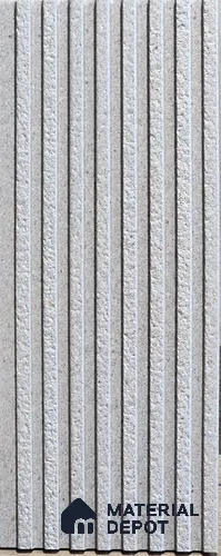 Grey Stone Look Charcoal Louver/Panel 9.5 ft x 5 inch - 12 mm | Ideal for Feature Wall, Living Room, Bedroom, Home, TV Unit | PN 07594