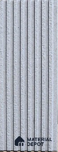 Grey Stone Look Charcoal Louver/Panel 9.5 ft x 5 inch - 12 mm | Ideal for Feature Wall, Living Room, Bedroom, Home, TV Unit | PN 07595