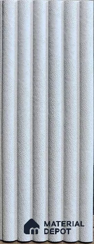 Grey Stone Look Charcoal Louver/Panel 9.5 ft x 5 inch - 12 mm | Ideal for Feature Wall, Living Room, Bedroom, Home, TV Unit | PN 07603
