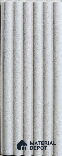 Grey Stone Look Charcoal Louver/Panel 9.5 ft x 5 inch - 12 mm | Ideal for Feature Wall, Living Room, Bedroom, Home, TV Unit | PN 07604
