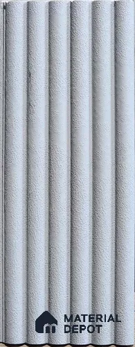 Grey Stone Look Charcoal Louver/Panel 9.5 ft x 5 inch - 12 mm | Ideal for Feature Wall, Living Room, Bedroom, Home, TV Unit | PN 07605