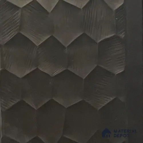 Geometric Louver PN 06074 9.5 ft x 4.7 inch Charcoal Panel - 7 mm | Suitable for Feature Wall, TV Unit & Living Room | Width is Subjected to 5% Variation