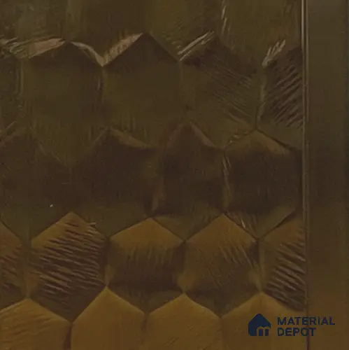 Geometric Louver PN 06075 9.5 ft x 4.7 inch Charcoal Panel - 7 mm | Suitable for Feature Wall, TV Unit & Living Room | Width is Subjected to 5% Variation