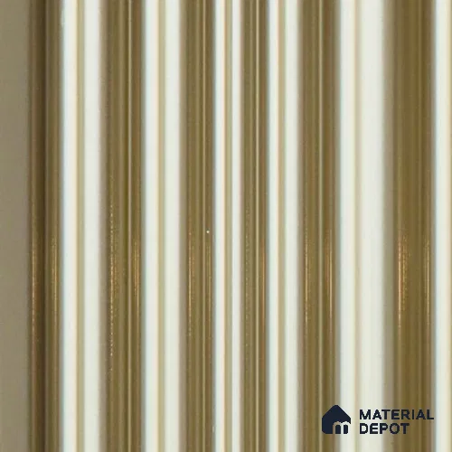 Gold Plain Colour Louver PN 03545 9.5 ft x 4.7 inch Charcoal Panel - 12 mm | Suitable for Feature Wall, TV Unit & Living Room | Width is Subjected to 5% Variation