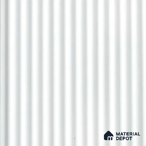 White Plain Colour Louver PN 03547 9.5 ft x 4.4 inch Charcoal Panel - 8 mm | Suitable for Feature Wall, TV Unit & Living Room | Width is Subjected to 5% Variation