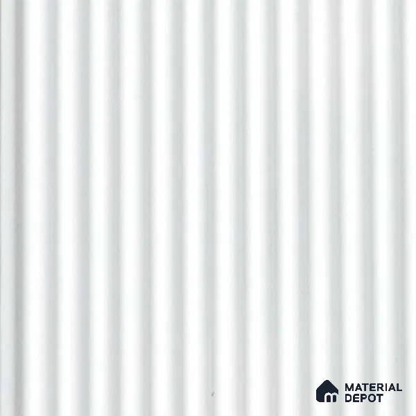 White Plain Colour Louver PN 03547 9.5 ft x 4.4 inch Charcoal Panel - 8 mm | Suitable for Feature Wall, TV Unit & Living Room | Width is Subjected to 5% Variation