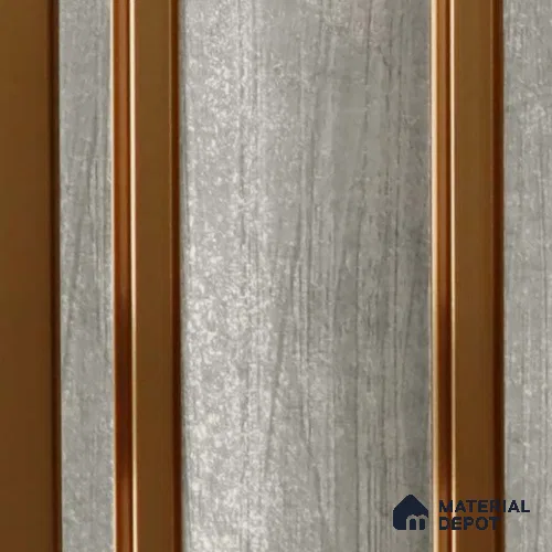 Grey Wooden Louver PN 03553 9.5 ft x 4.7 inch Charcoal Panel - 12 mm | Suitable for Feature Wall, TV Unit & Living Room | Width is Subjected to 5% Variation